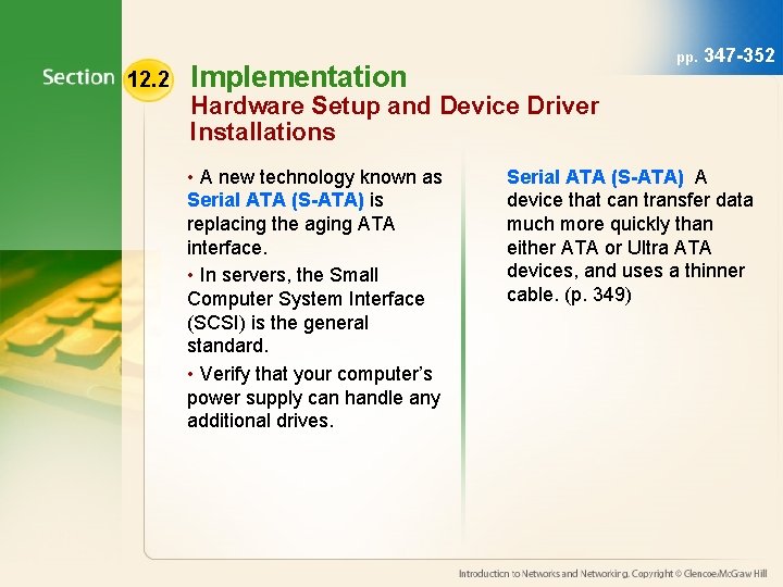 12. 2 Implementation pp. 347 -352 Hardware Setup and Device Driver Installations • A 12. 2 Implementation pp. 347 -352 Hardware Setup and Device Driver Installations • A