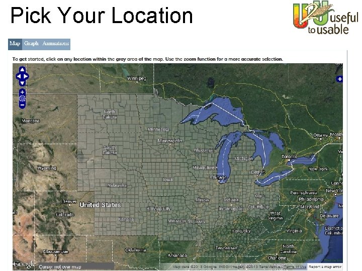 Pick Your Location www. Ag. Climate 4 U. org 