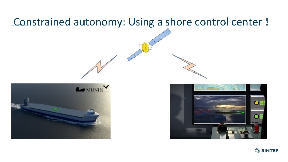 Shore Control Unit Model COST EFFECTIVE USE OF UNMANNED SHIPS IN SHORT