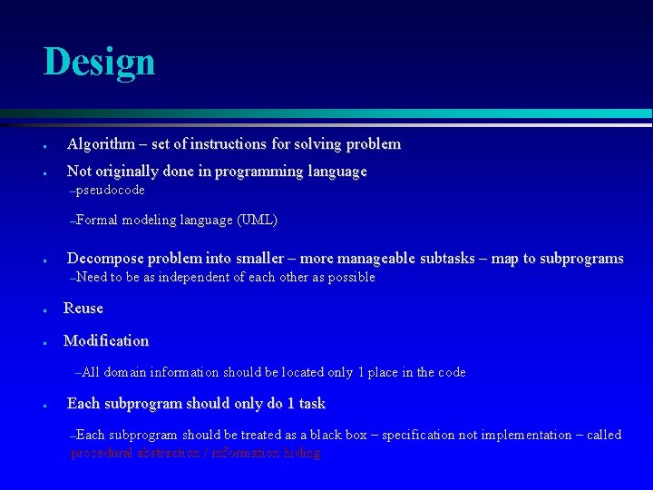 Chapter 1 The Phases of Software Development Software