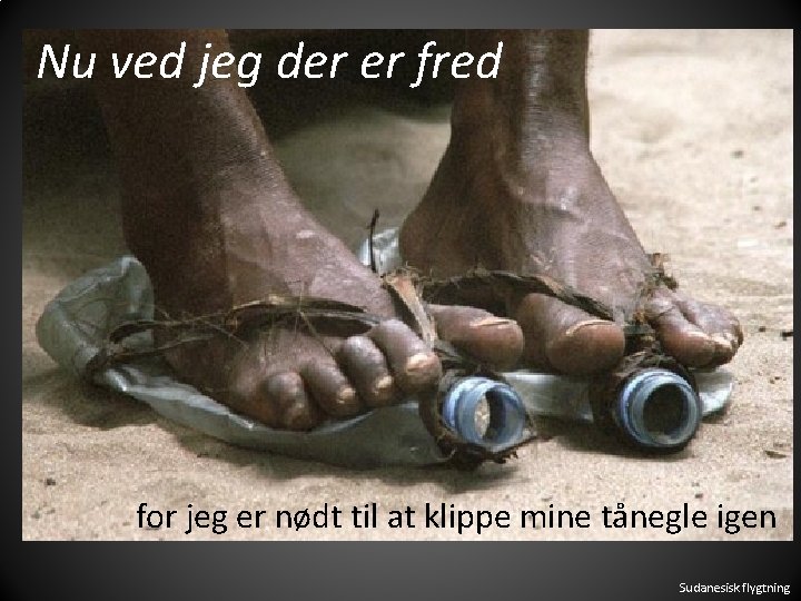 Nu ved jeg der er fred for jeg er nødt til at klippe mine