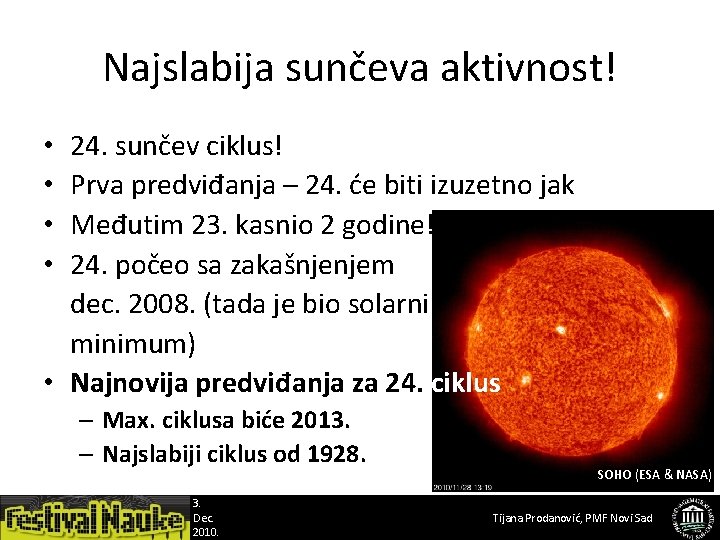 Najslabija sunčeva aktivnost! 24. sunčev ciklus! Prva predviđanja – 24. će biti izuzetno jak