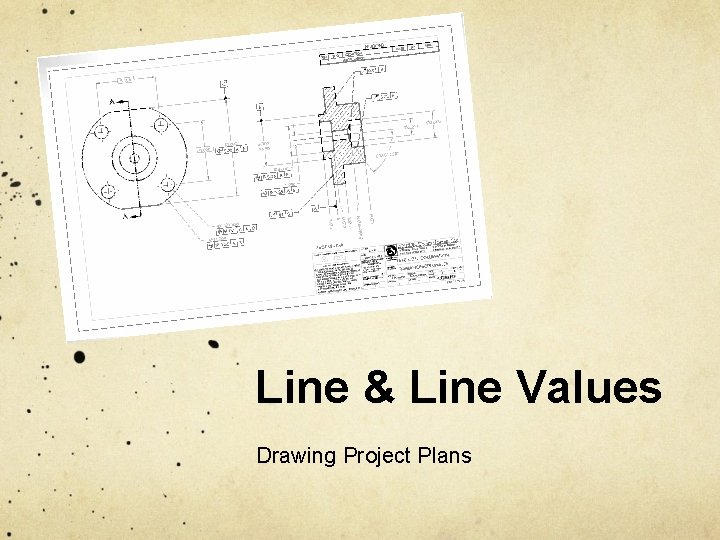 Line & Line Values Drawing Project Plans 