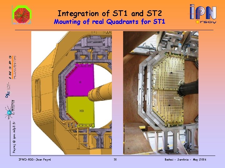 Integration of ST 1 and ST 2 Peyrej @ ipno. in 2 p 3.