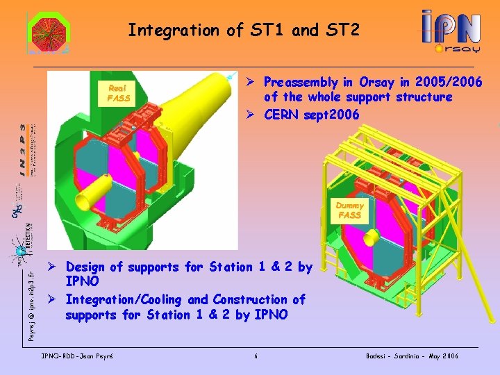 Integration of ST 1 and ST 2 Real FASS Ø Preassembly in Orsay in