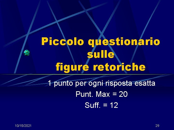 LE FIGURE RETORICHE Unidea per sorprendere 1 Facciamo