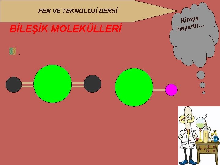 FEN VE TEKNOLOJİ DERSİ BİLEŞİK MOLEKÜLLERİ. Kimya ır… hayatt 