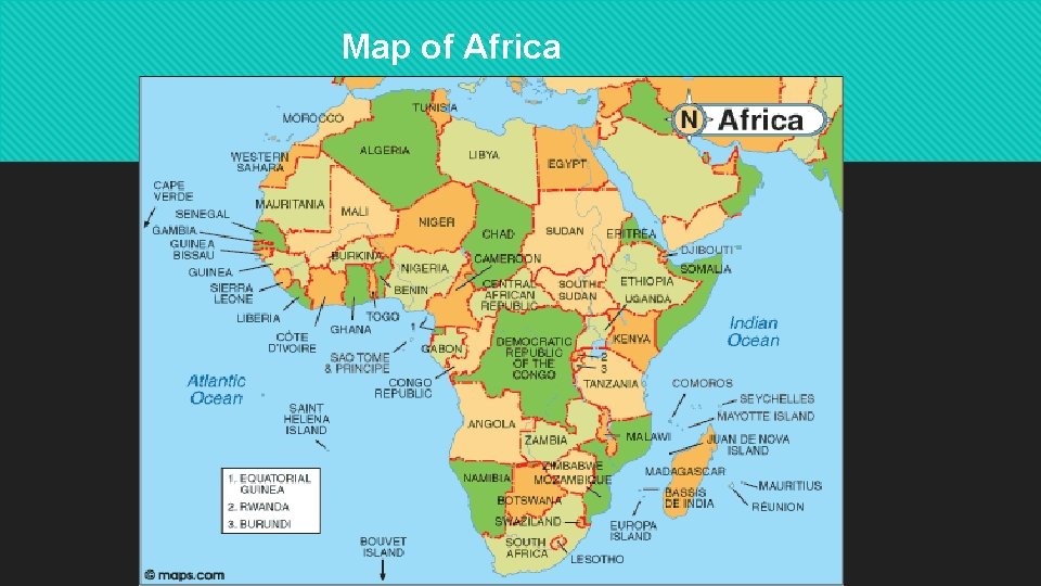 Map of Africa 