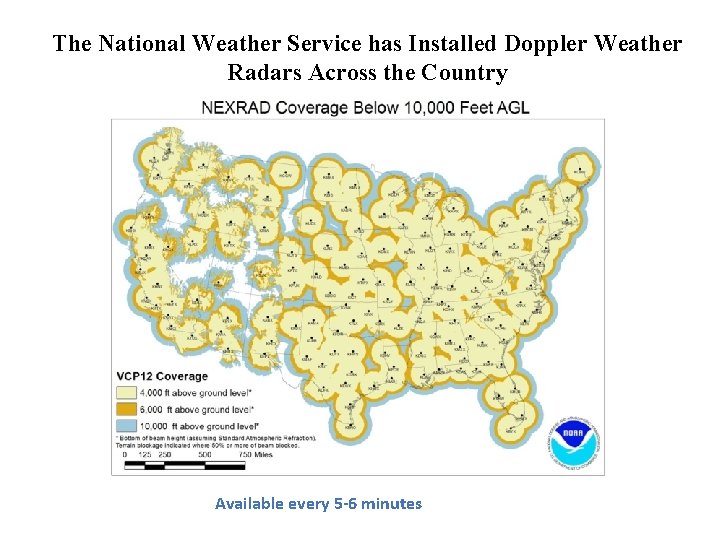 The National Weather Service has Installed Doppler Weather Radars Across the Country Available every