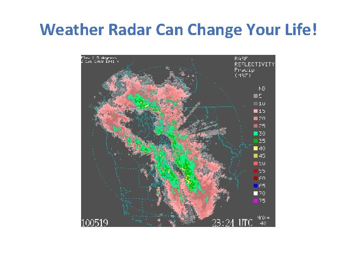 Weather Radar Can Change Your Life! 