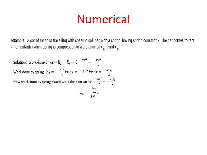 Numerical 