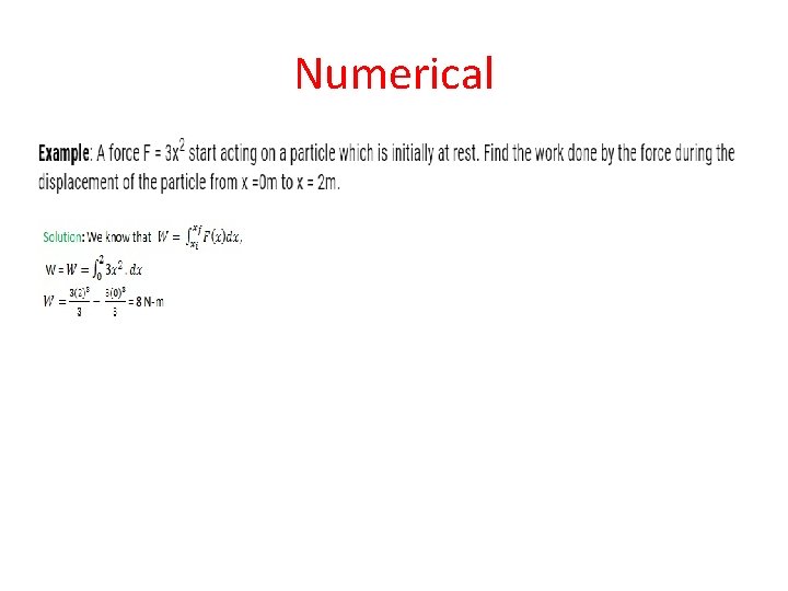 Numerical 
