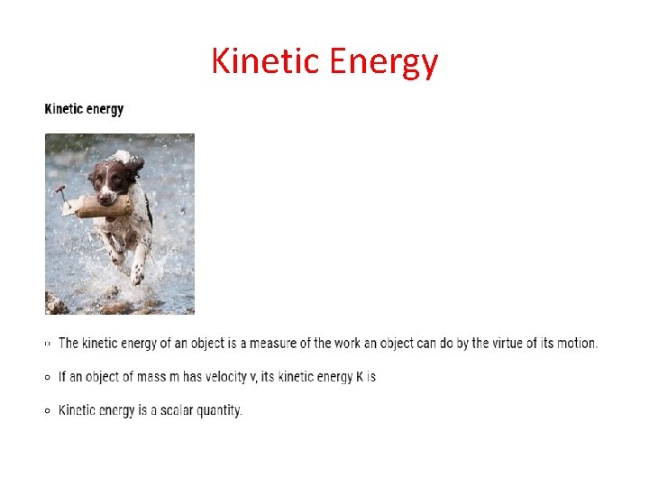 Kinetic Energy 