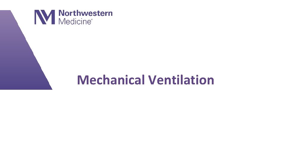 Mechanical Ventilation 