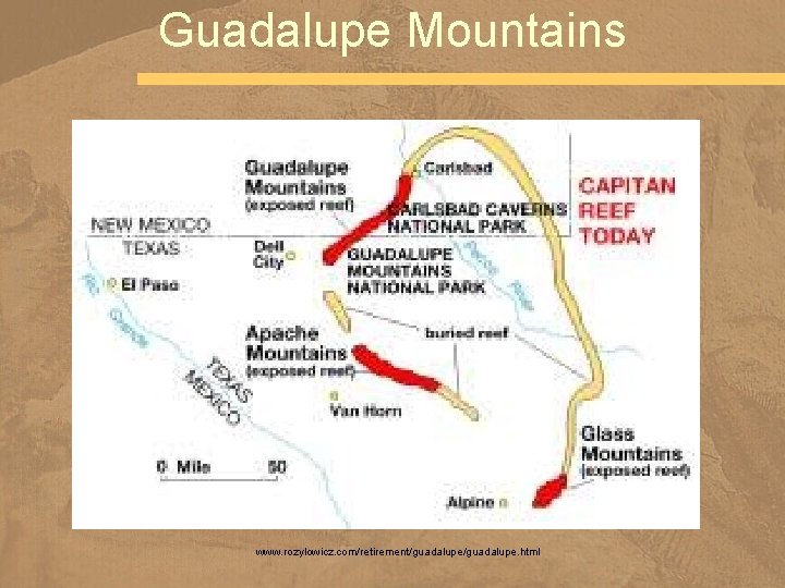 Guadalupe Mountains www. rozylowicz. com/retirement/guadalupe. html 