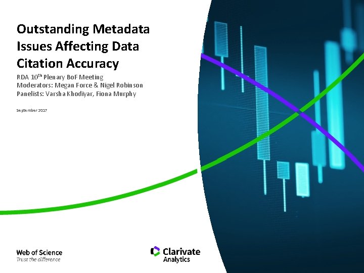 Outstanding Metadata Issues Affecting Data Citation Accuracy RDA