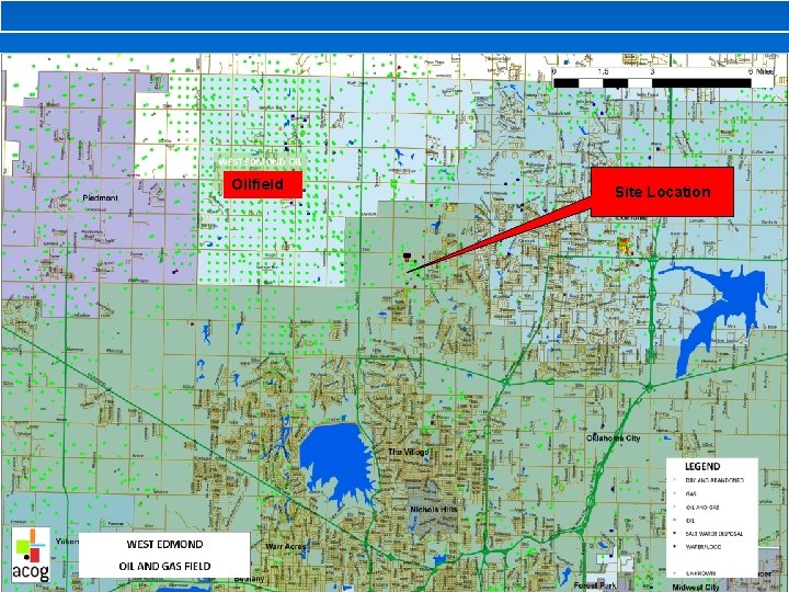 Oilfield Site Location 