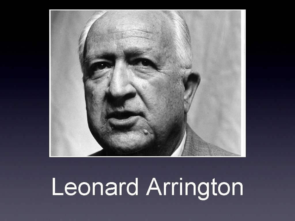 Leonard Arrington 