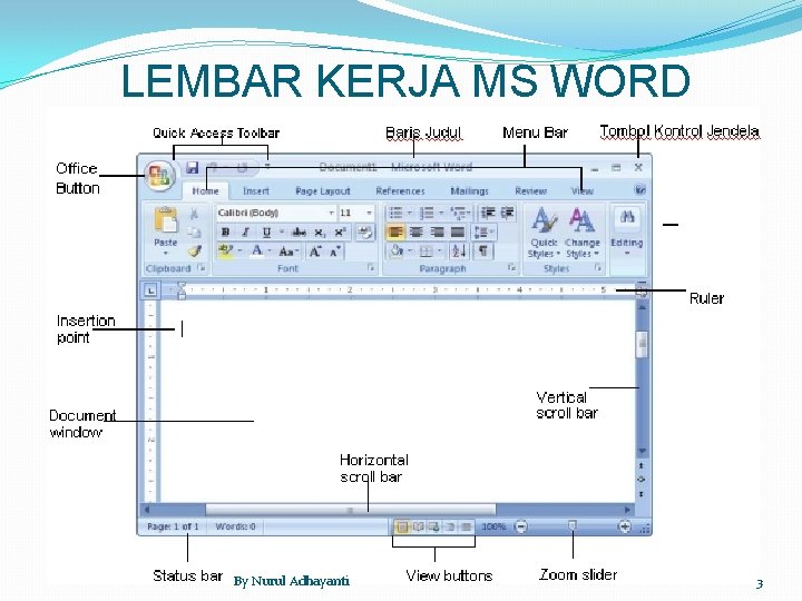 LEMBAR KERJA MS WORD By Nurul Adhayanti 3 