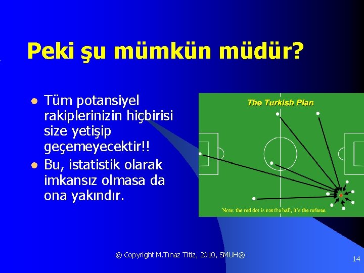 Peki şu mümkün müdür? l l Tüm potansiyel rakiplerinizin hiçbirisi size yetişip geçemeyecektir!! Bu,