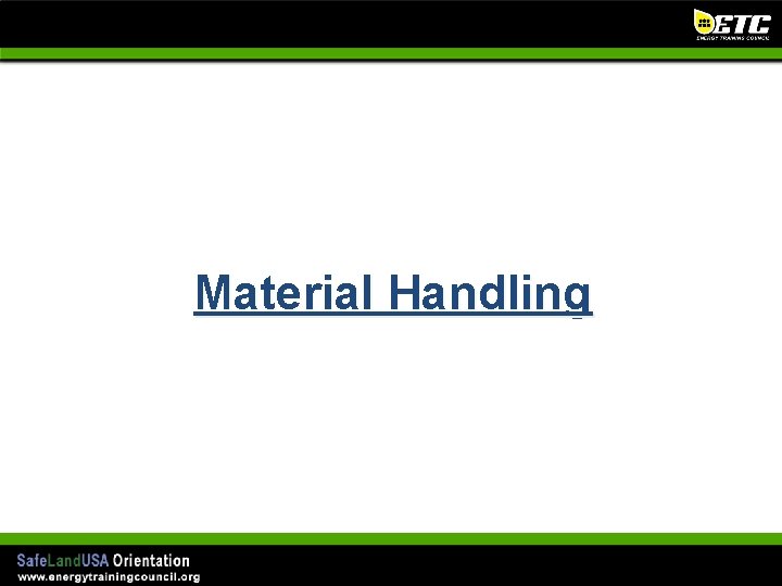 Material Handling 