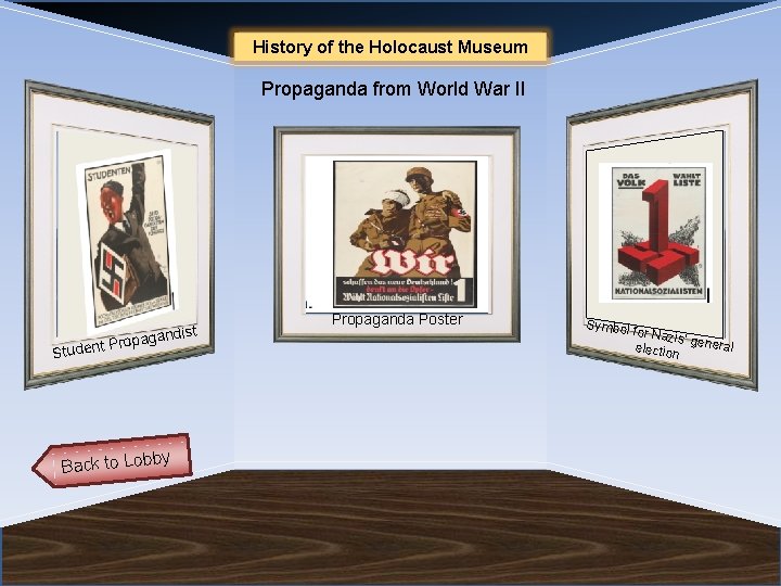 Name. Holocaust of Museum History of the Propaganda from World War II Artifact 2