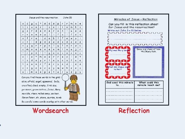 Wordsearch Reflection 