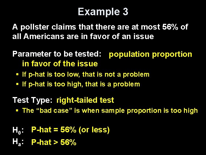 Pollster Example Lesson 11 1 Significance Tests The Basics Knowledge