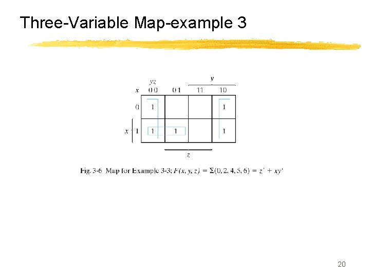 Three-Variable Map-example 3 20 