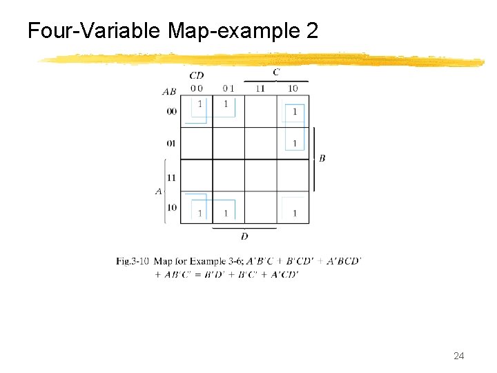 Four-Variable Map-example 2 24 