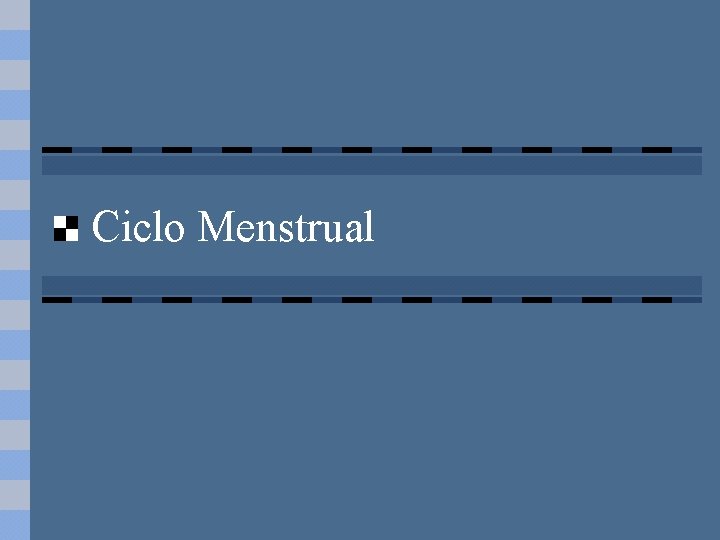 Ciclo Menstrual 