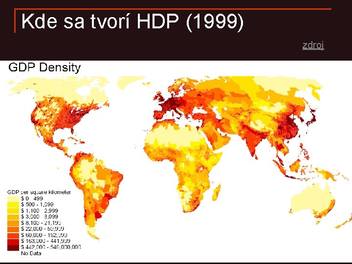 Kde sa tvorí HDP (1999) zdroj 