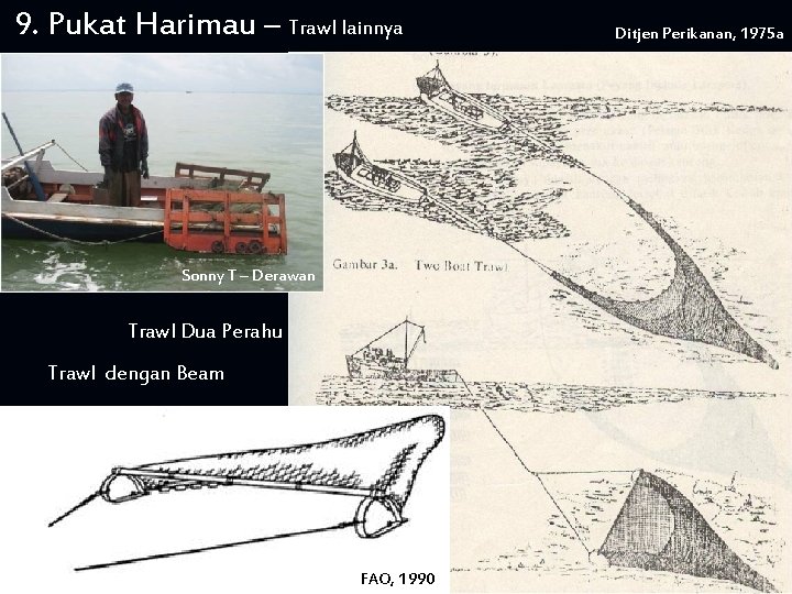 9. Pukat Harimau – Trawl lainnya Ditjen Perikanan, 1975 a Sonny T – Derawan