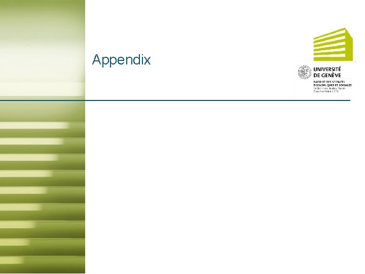 Appendix 