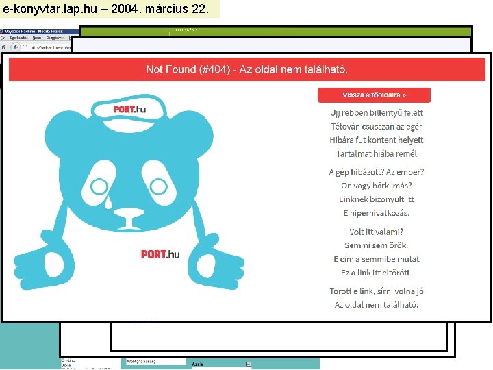 e-konyvtar. lap. hu – 2004. március 22. 