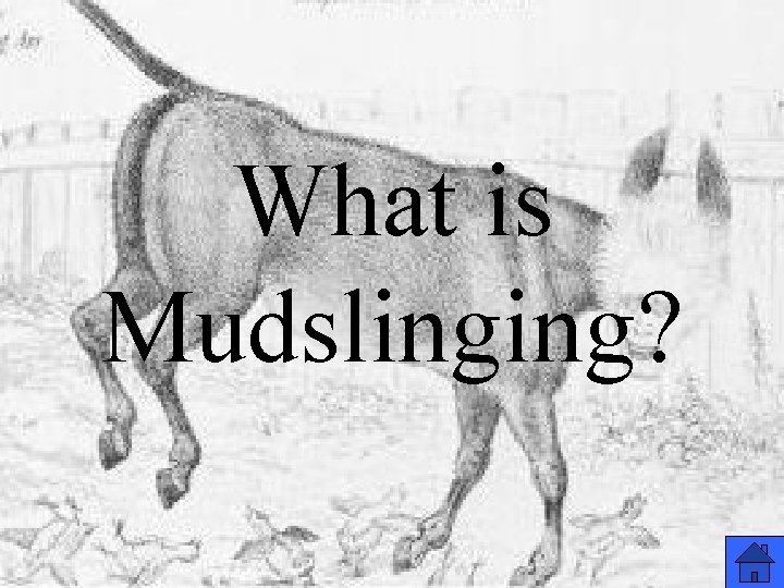 What is Mudslinging? 