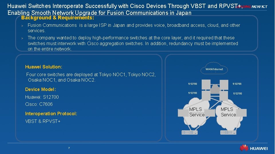 Huawei Switches Interoperate Successfully with Cisco Devices Through VBST and RPVST+, Enabling Smooth Network