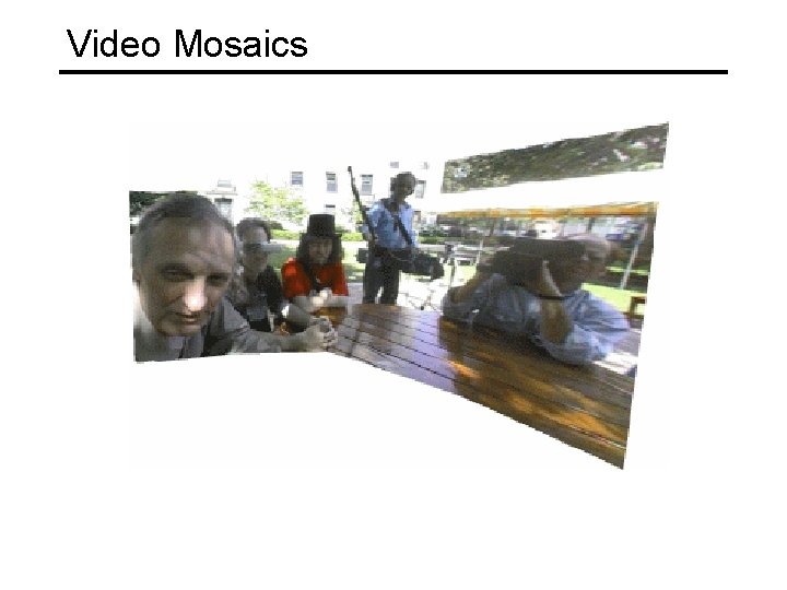 Video Mosaics 