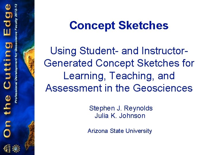 Concept Sketches Using Student- and Instructor. Generated Concept Sketches for Learning, Teaching, and Assessment
