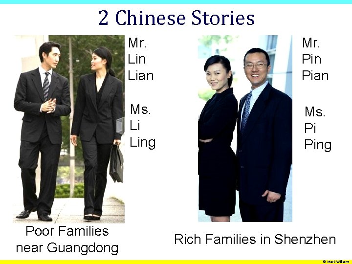 2 Chinese Stories Poor Families near Guangdong Mr. Lin Lian Mr. Pin Pian Ms.