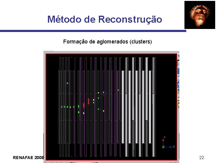 Método de Reconstrução Formação de aglomerados (clusters) RENAFAE 2008 MINERn. A 22 