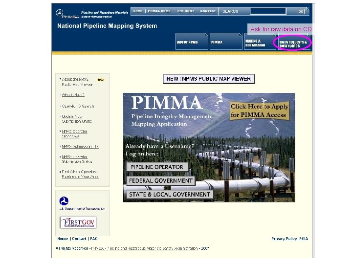 Ask for raw data on CD 