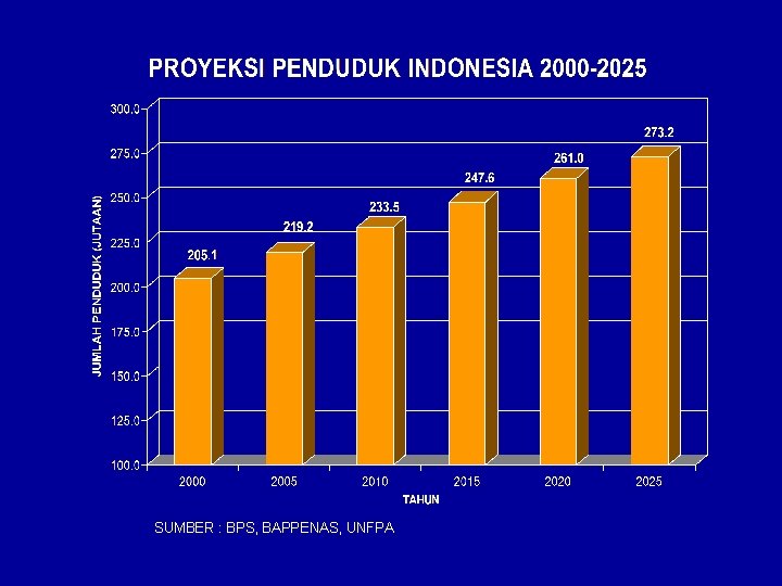 SUMBER : BPS, BAPPENAS, UNFPA 