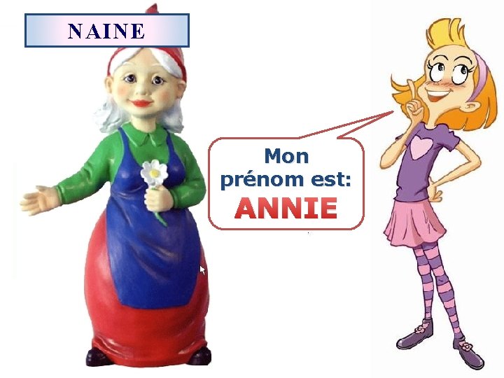 NAINE Mon prénom est: ANNIE 