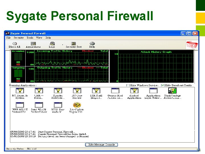 Sygate Personal Firewall 14 