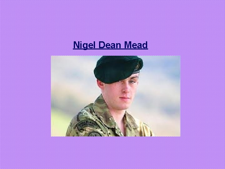 Nigel Dean Mead 