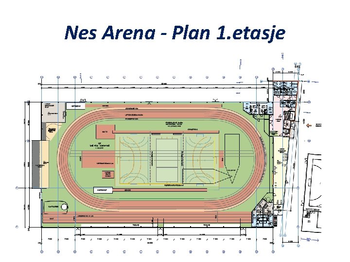 Nes Arena - Plan 1. etasje 