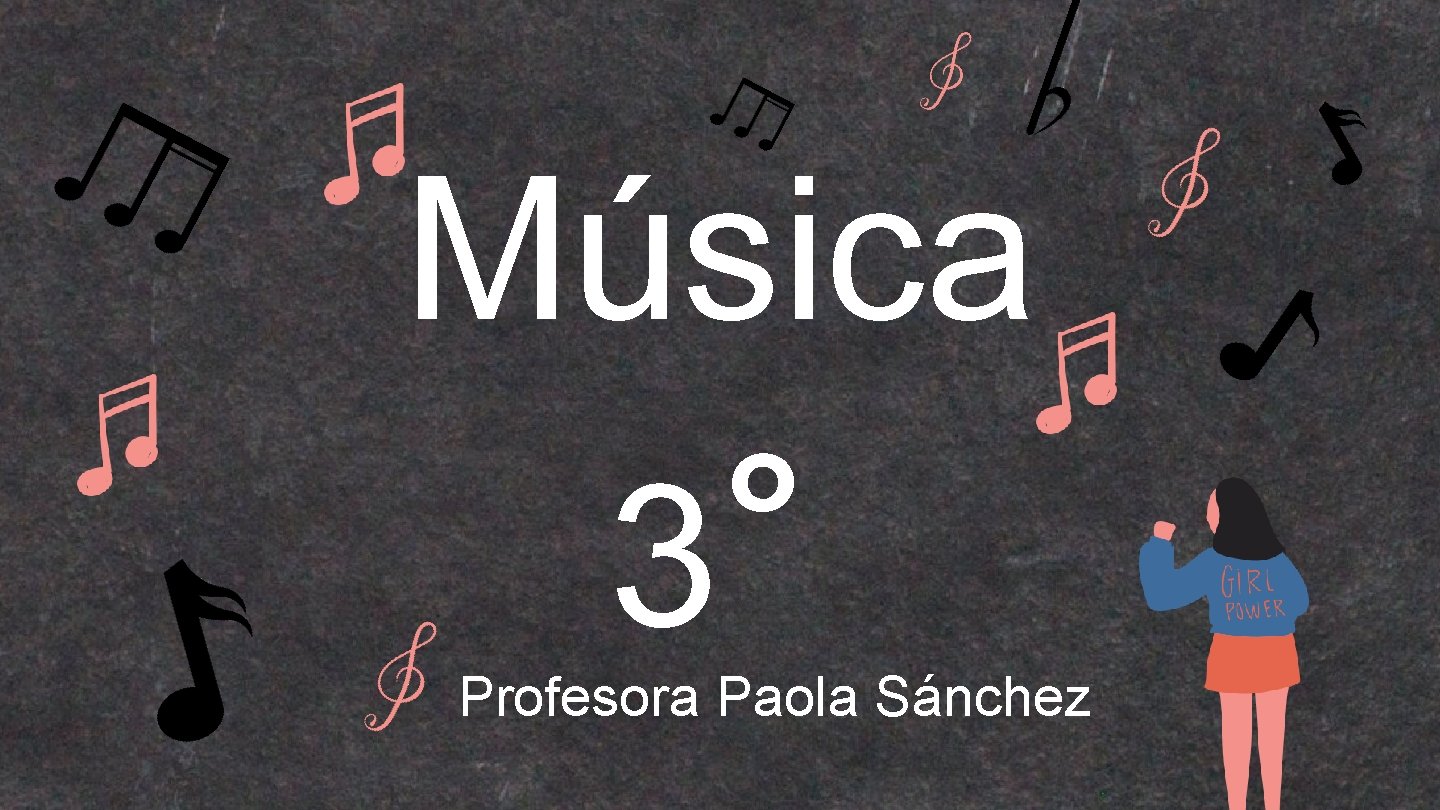 Música 3° Profesora Paola Sánchez 