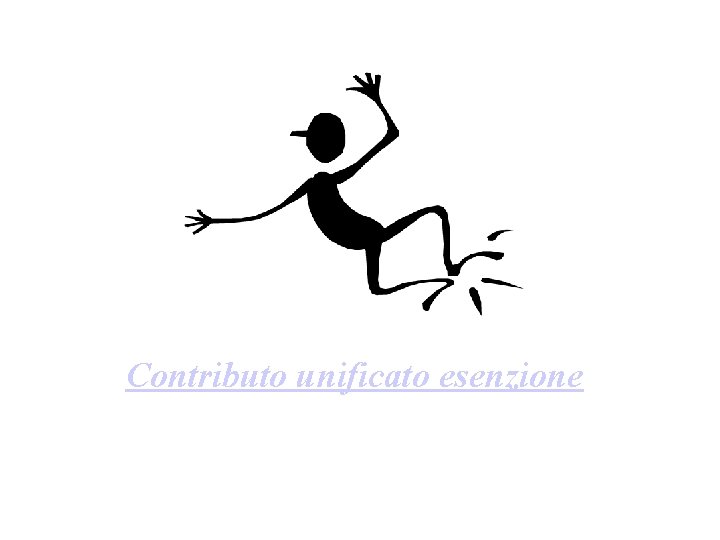 Contributo unificato esenzione 