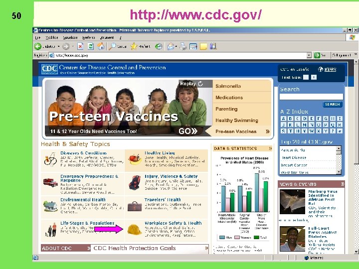 50 http: //www. cdc. gov/ 50 http: //www. cdc. gov/